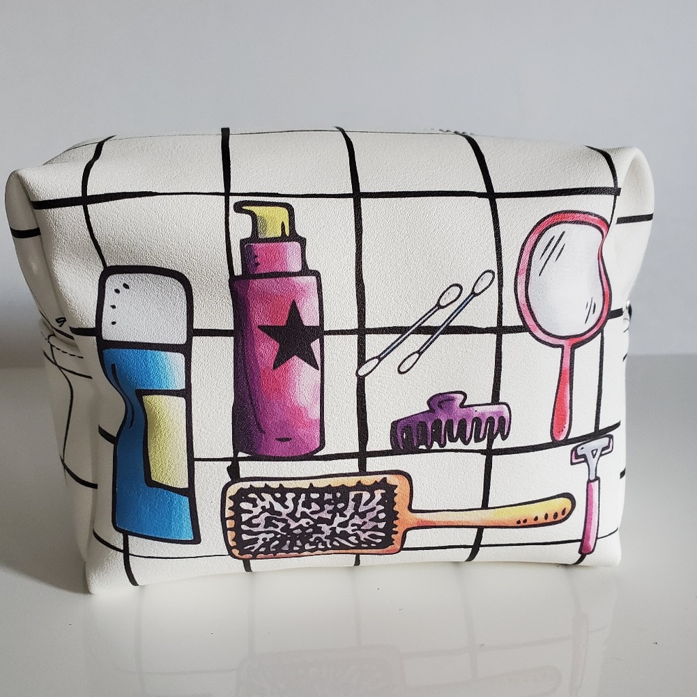 Macy's Makeup Bag with illustrations